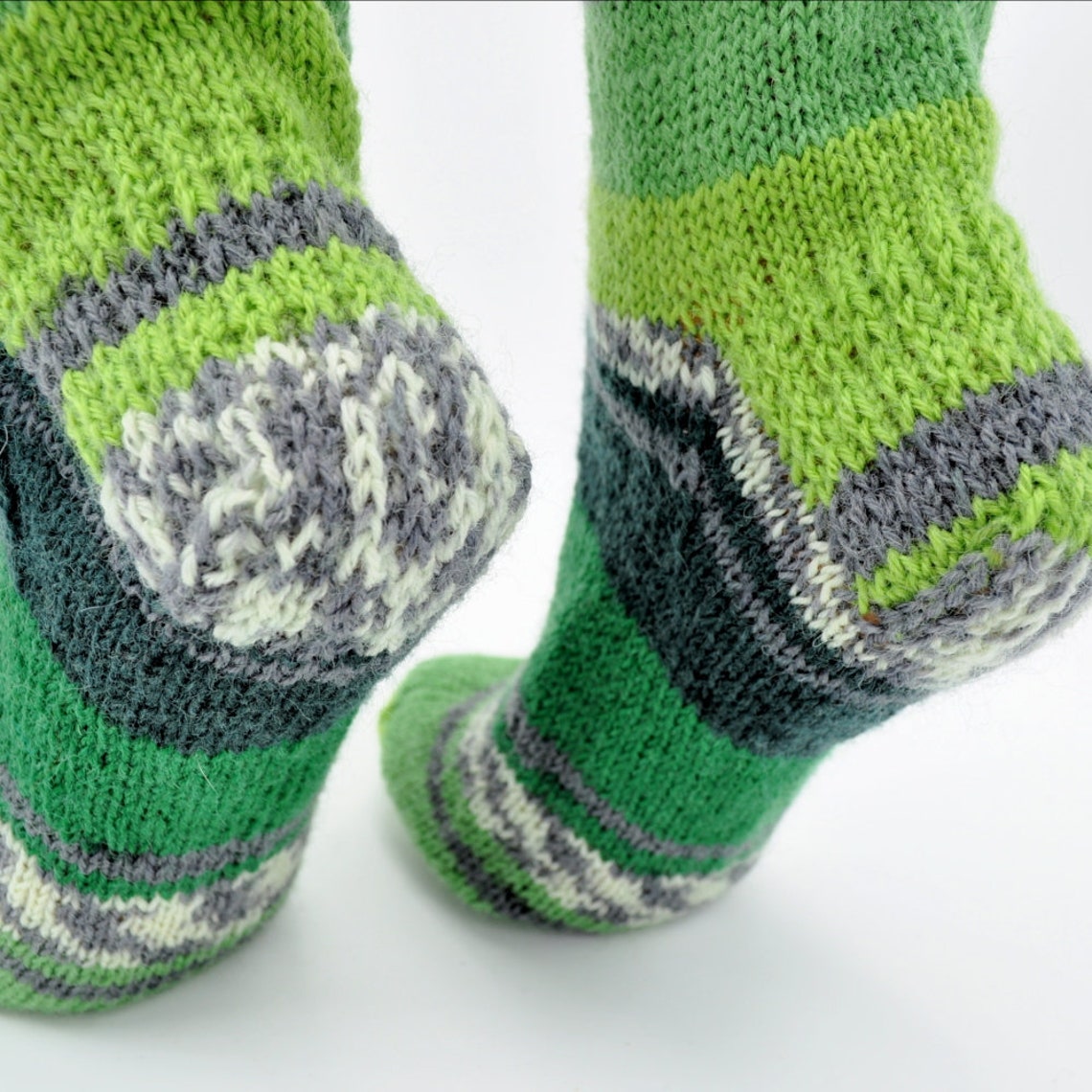 Green Grinch Unisex Wool socks