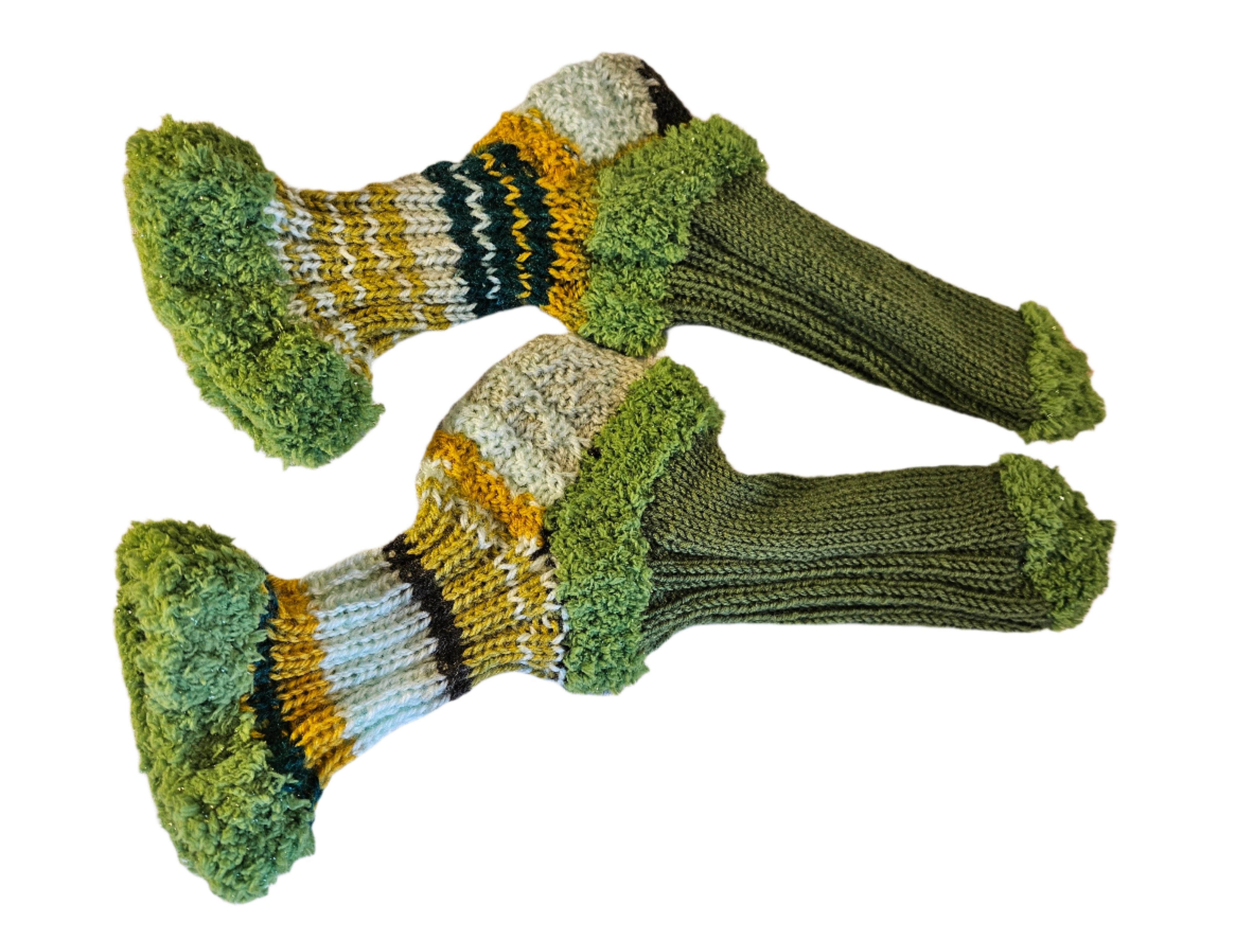 №S025. Handmade Wool socks. (RTS)