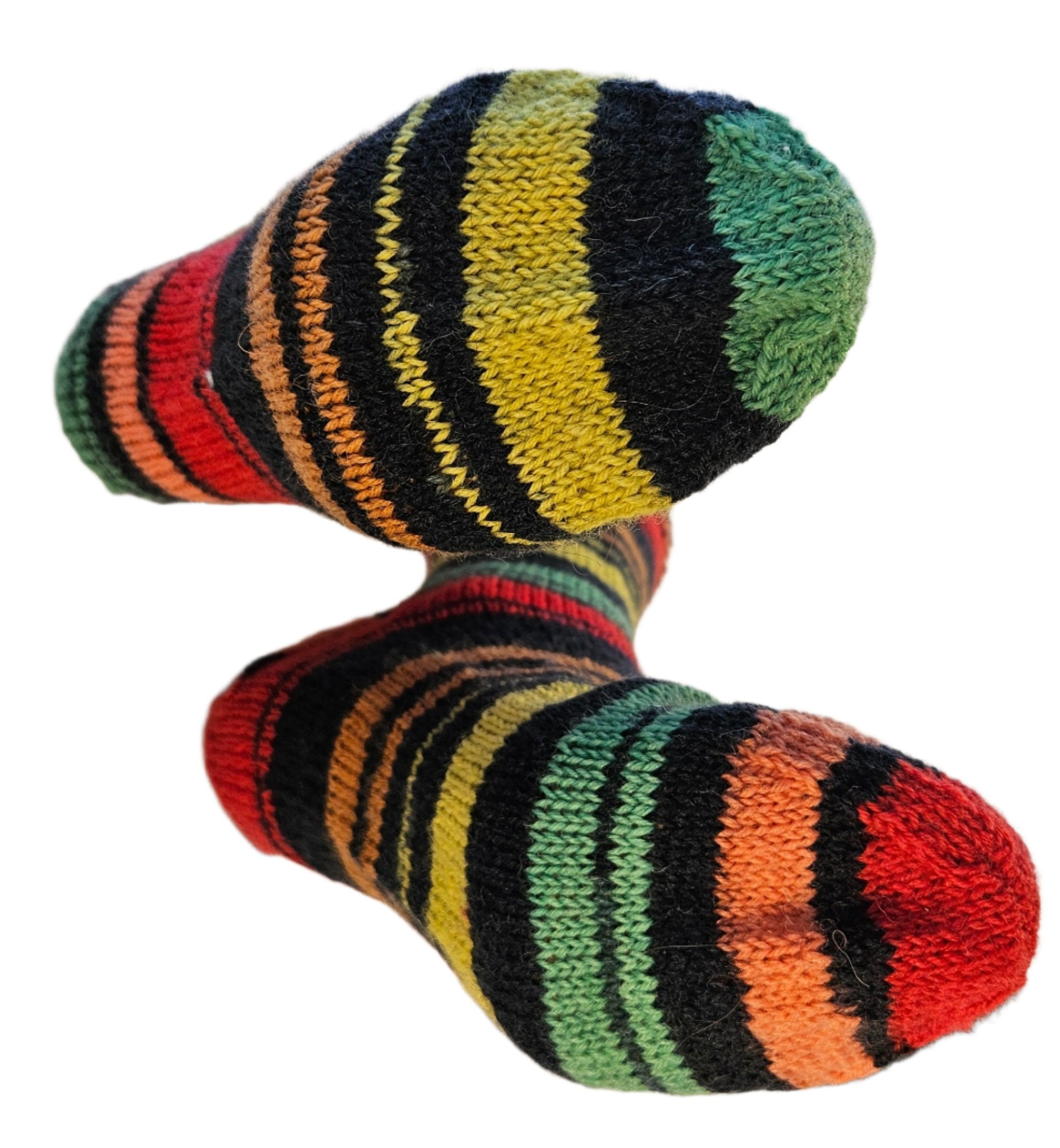 №S002. Hand Knitted Wool socks. (RTS)