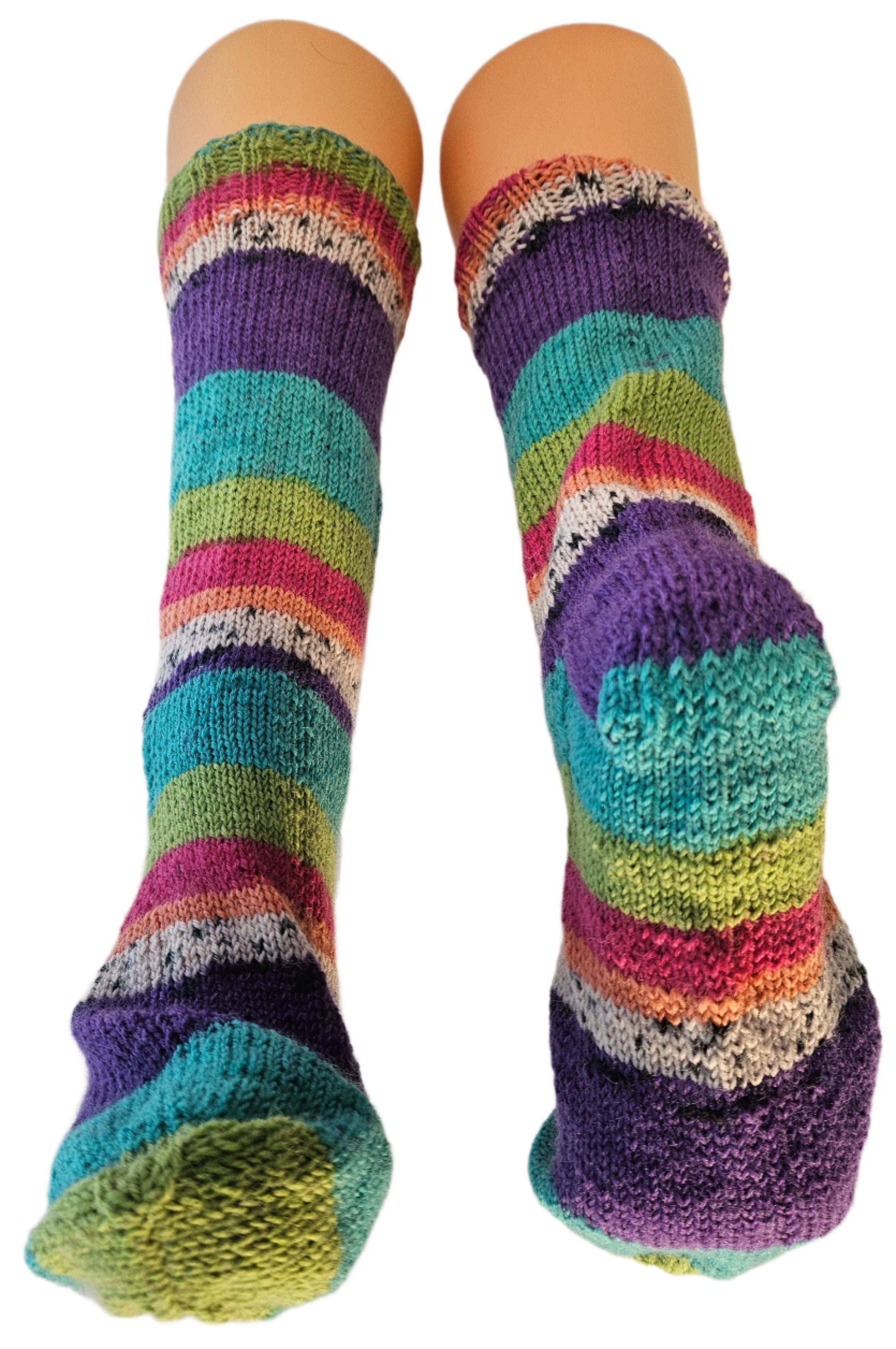 №S029. Hand Knitted Wool socks. (RTS)