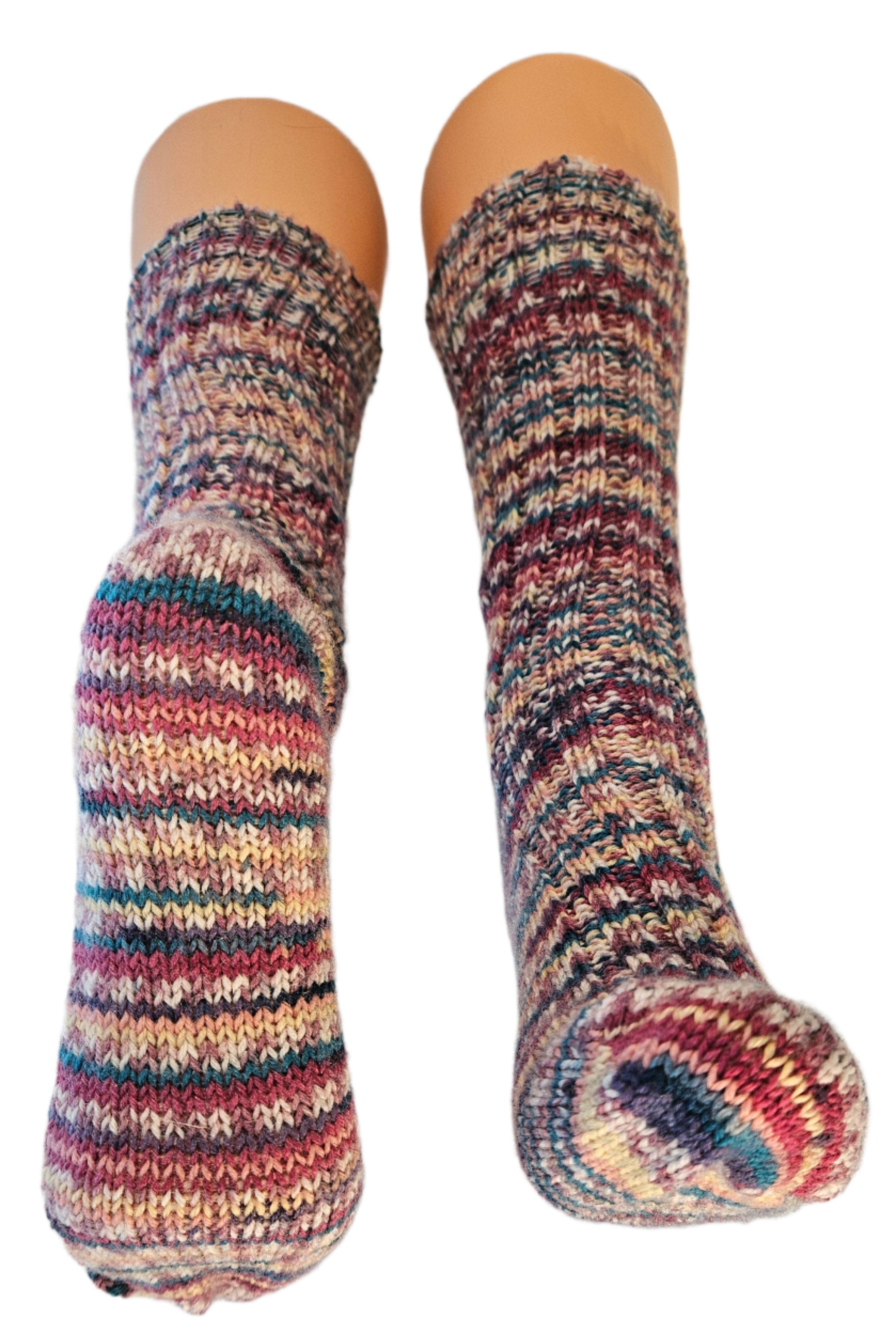 №S030. Handmade Wool socks. (RTS)