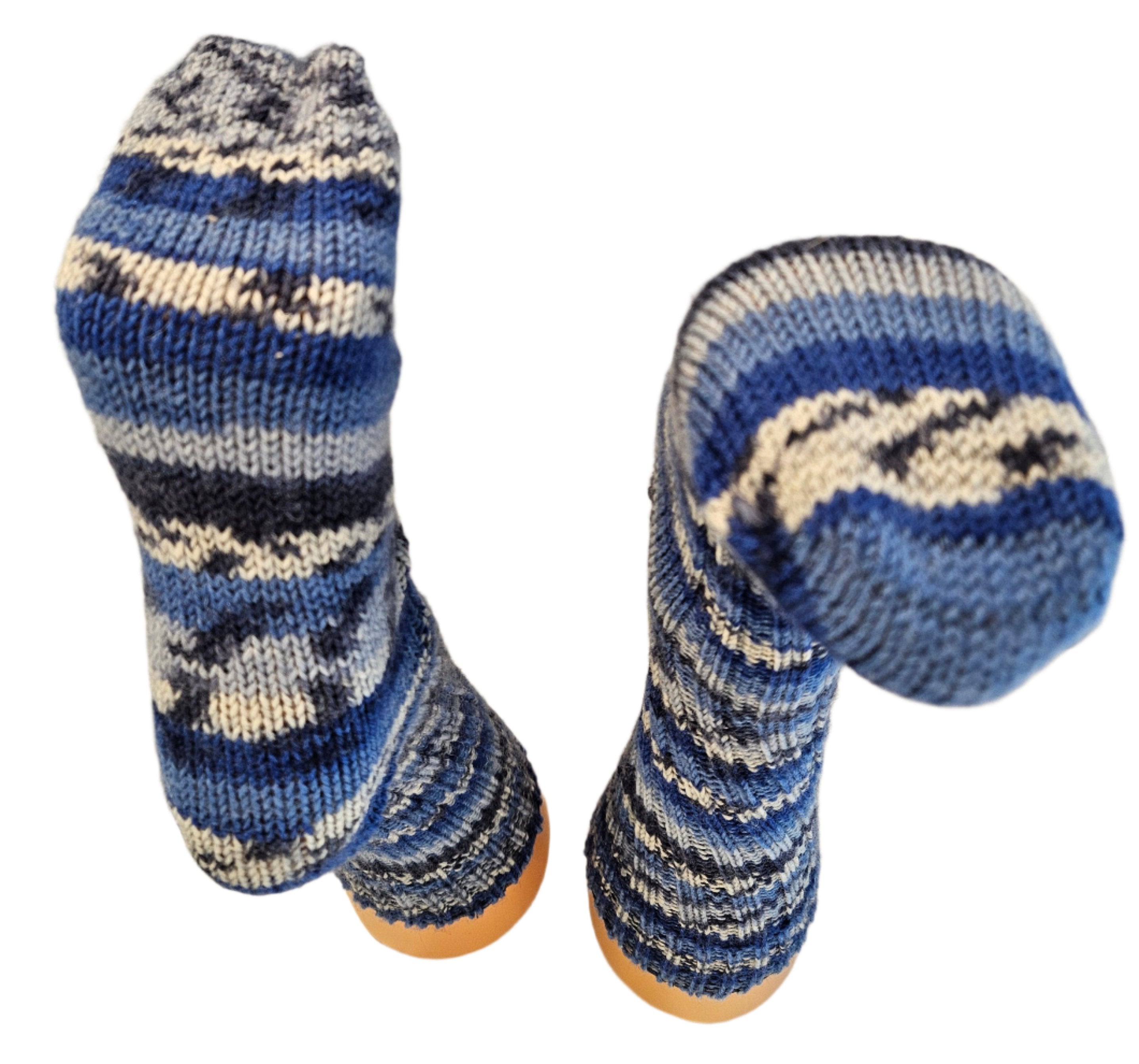 №S031. Handmade Wool socks. (RTS)