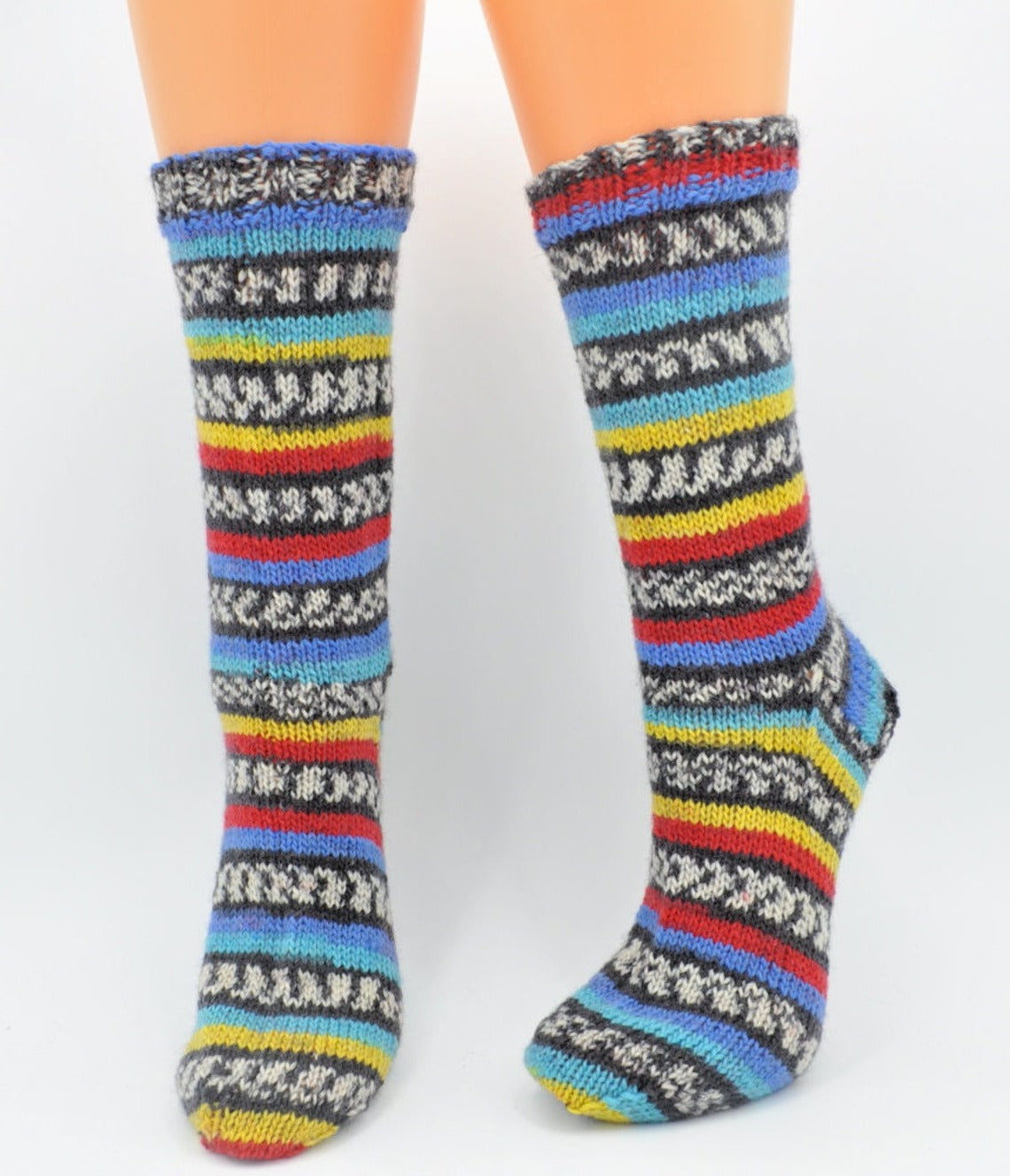 №S007. Hand Knitted Wool socks. (LEGO) (MTO)