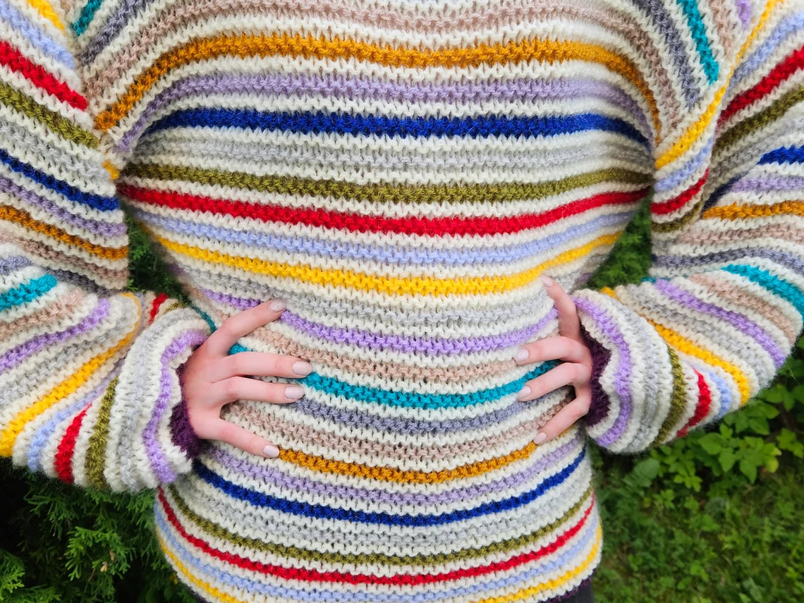 Handmade oversized sweater