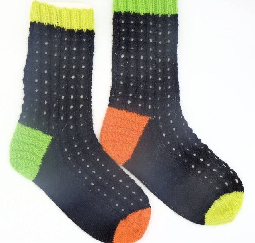 Neon Unisex wool socks