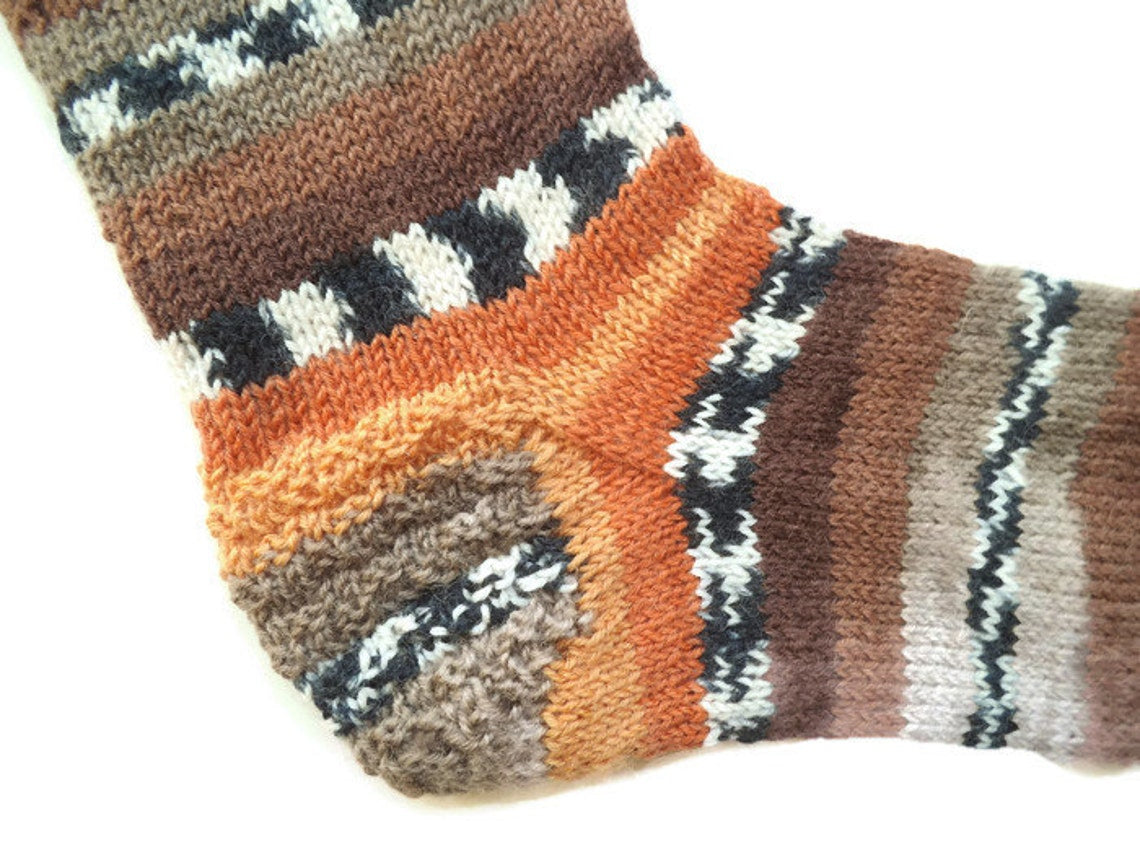 Autumn Leaves Unisex wool socks